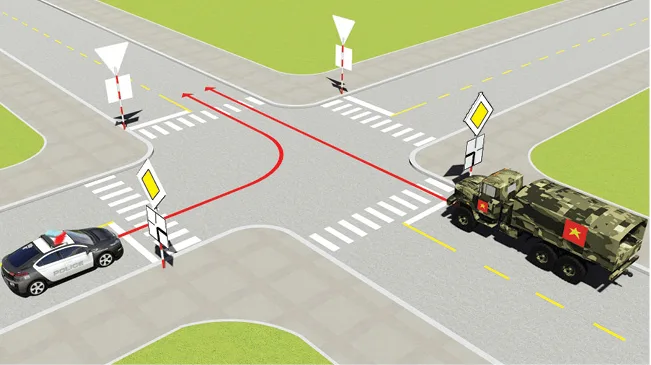 câu hỏi thi lái xe ô tô